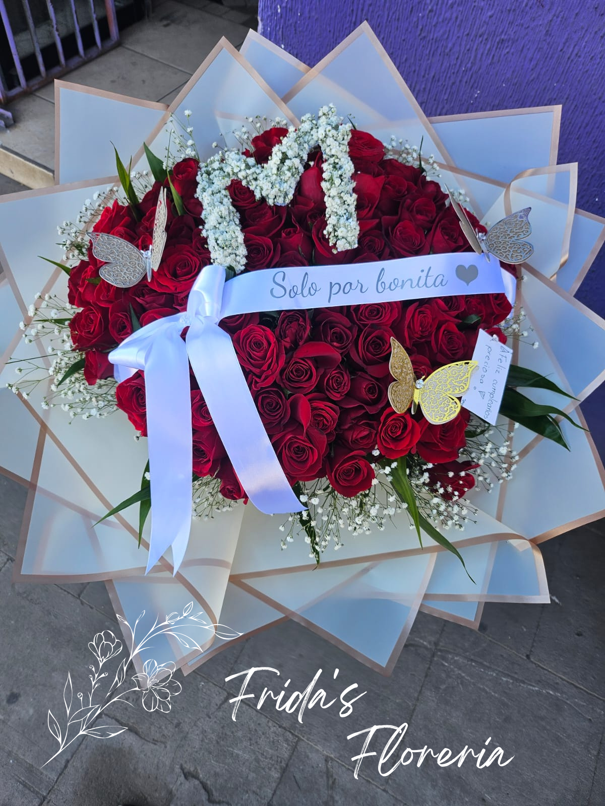 50 Rosas con Inicial