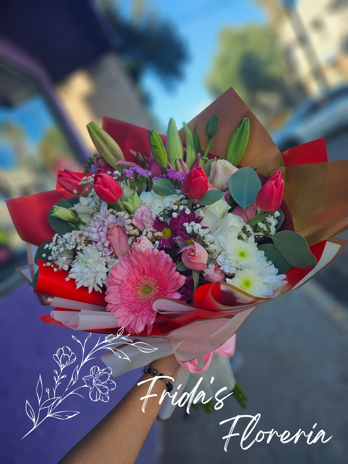 Tulipanes mixto mediano