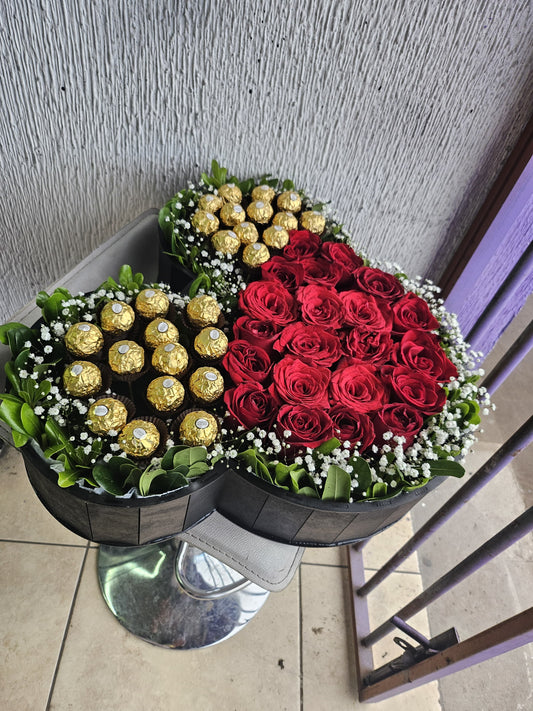 (SAN VALENTIN) Mickey Roses Box