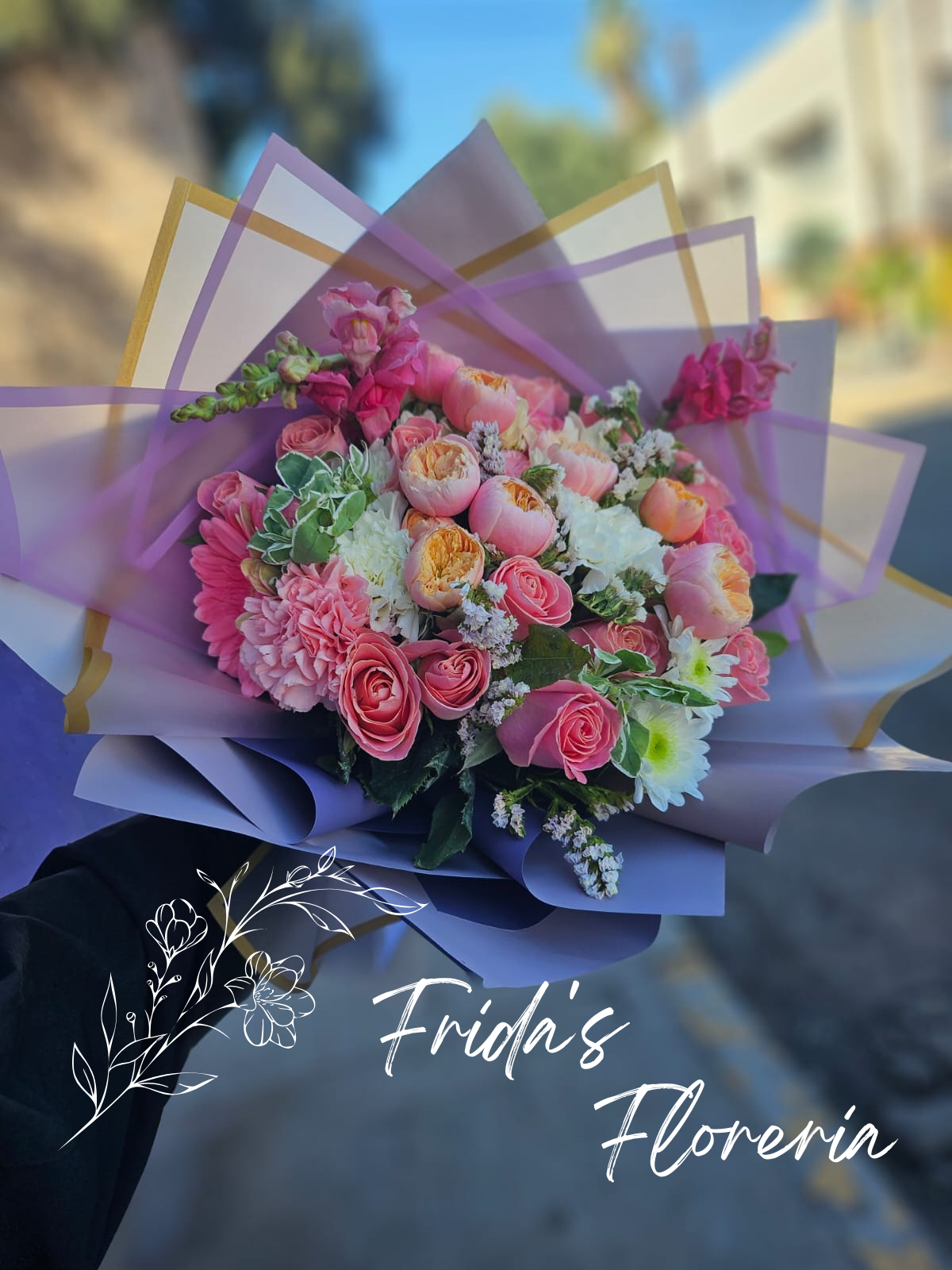 Ramo de Rosa Inglesa