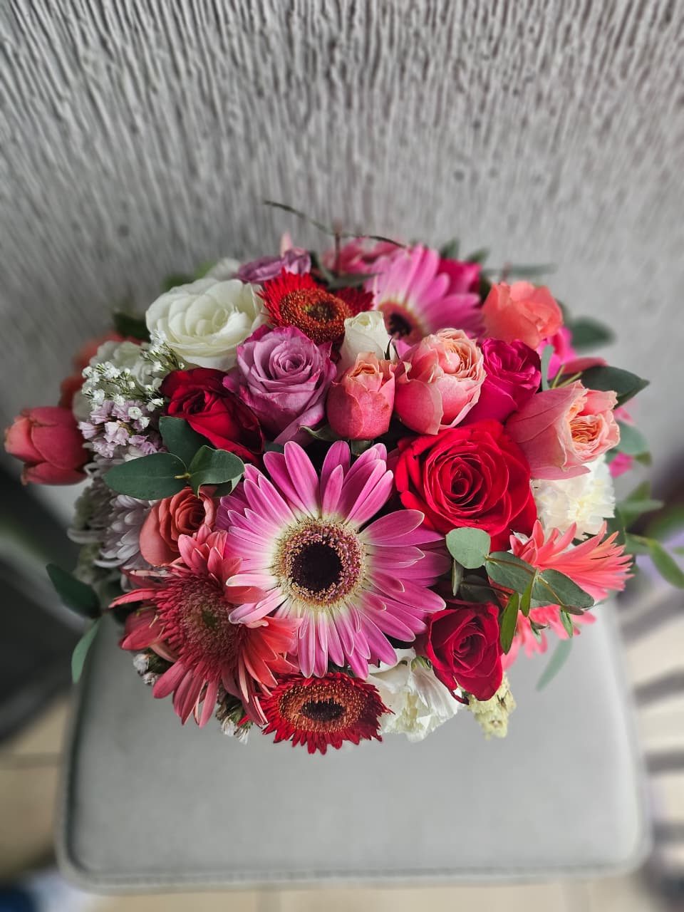 Bouquet floral redondo