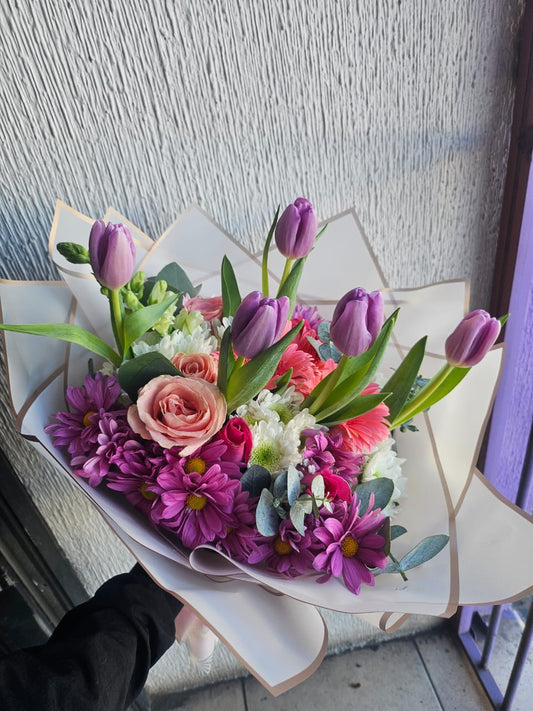 Mixto mediano tulipanes
