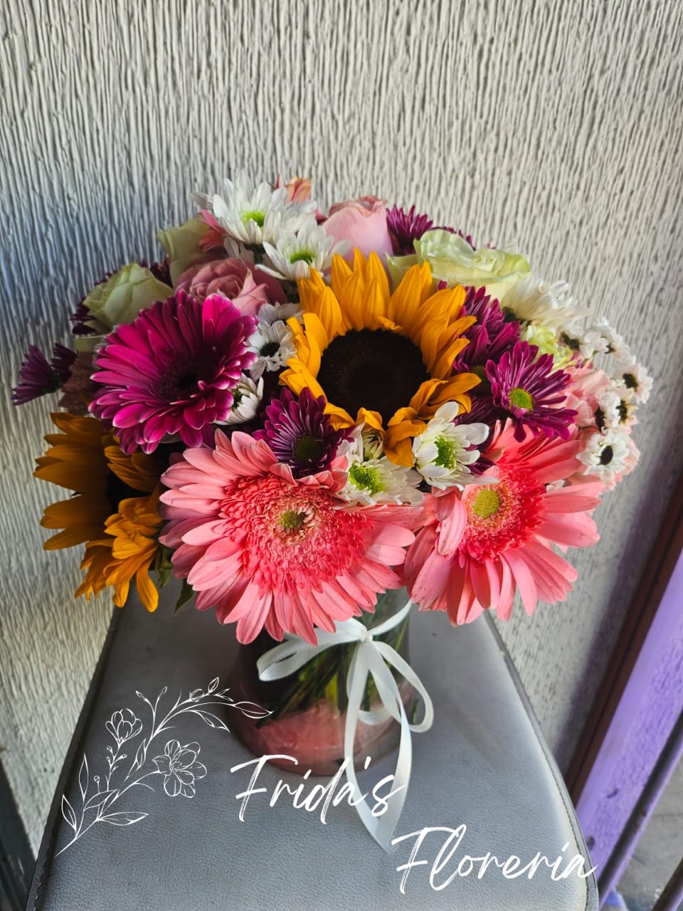 Jarron Floral "El Girasol"