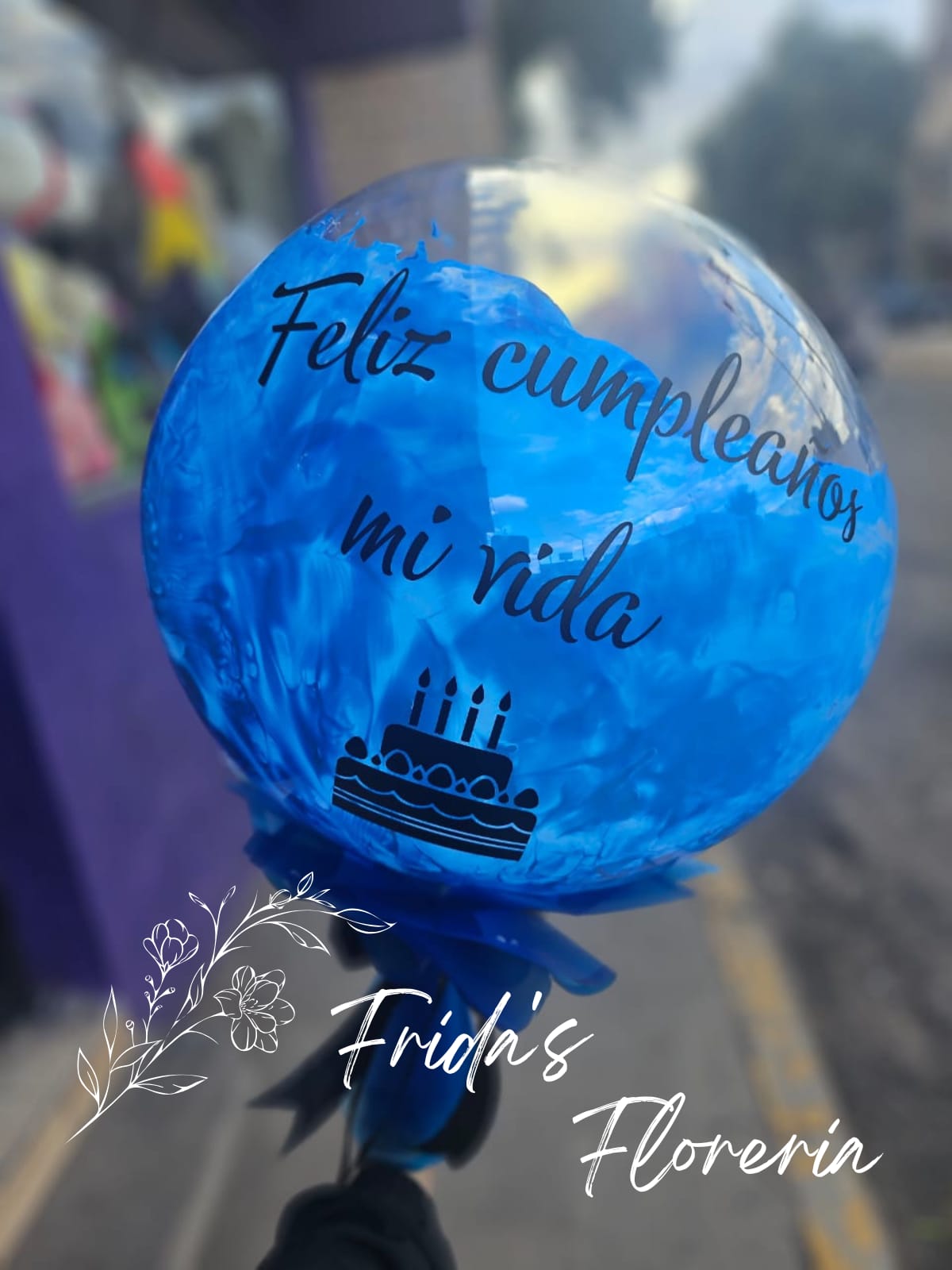 Globo Burbuja con frase