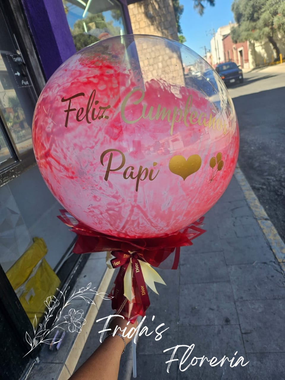 Globo Burbuja con frase