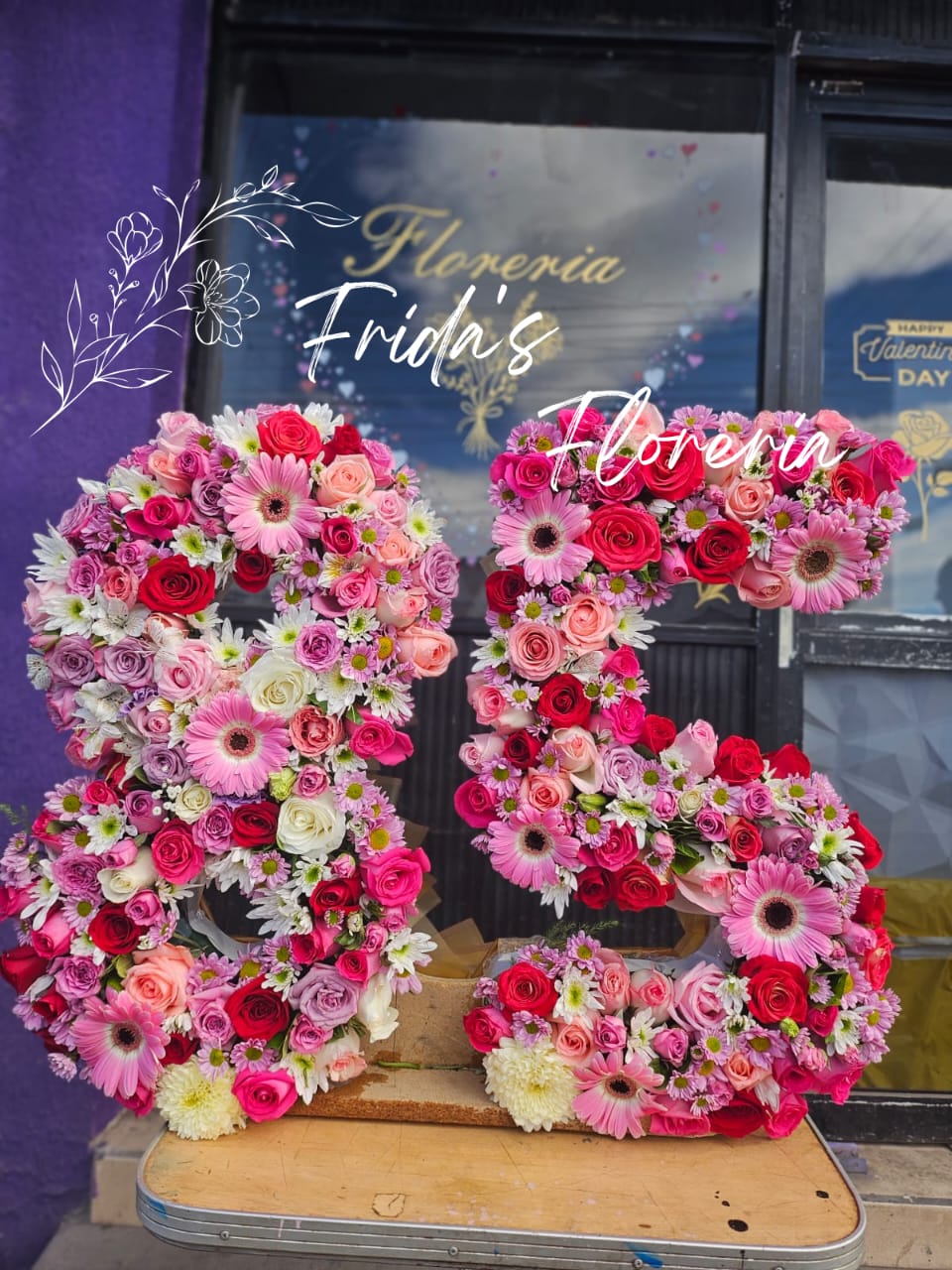 Numeros Florales Grandes