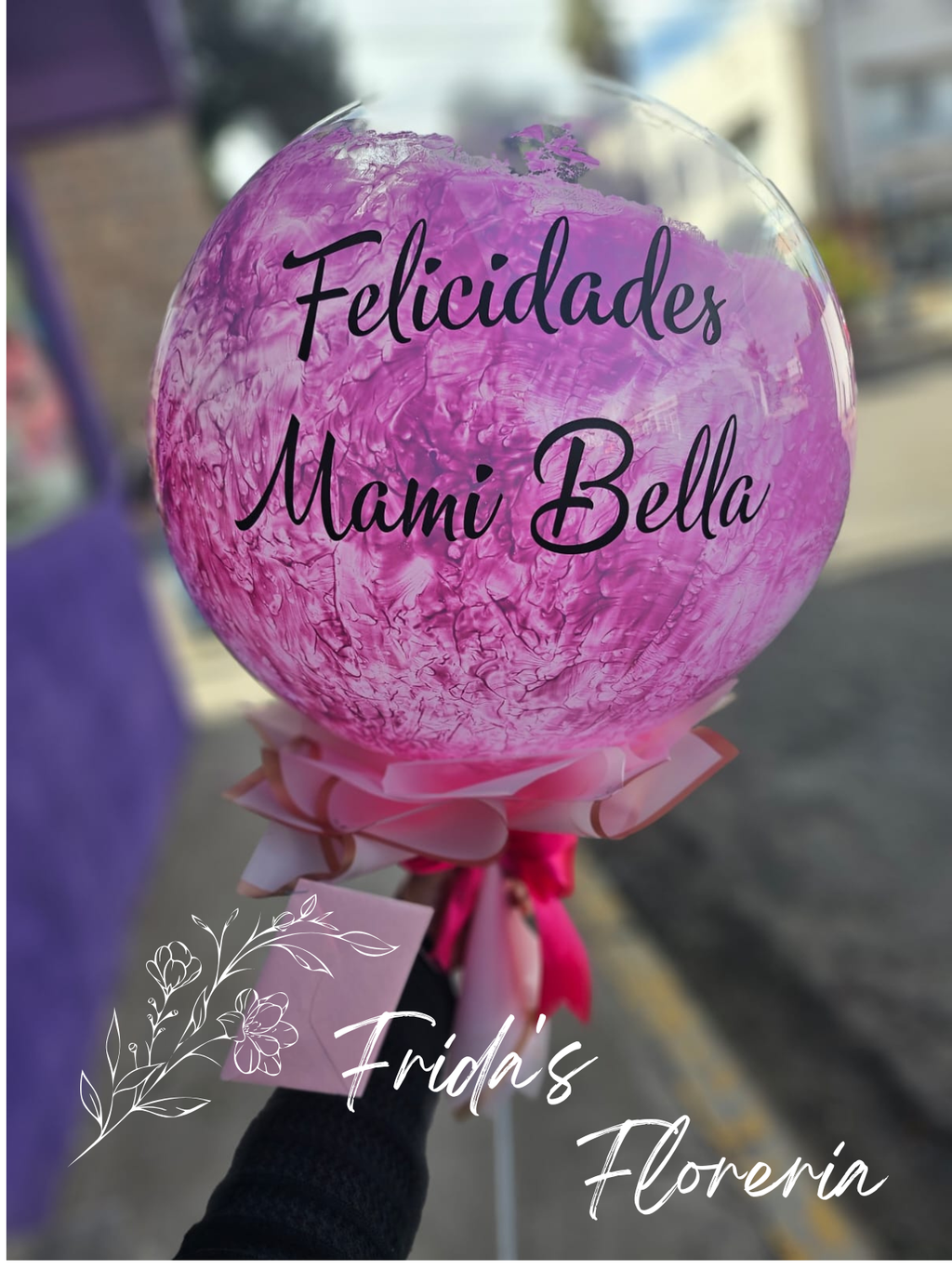 Globo Burbuja con frase