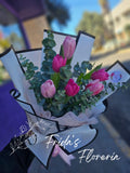 Ramo de Tulipanes con dollar