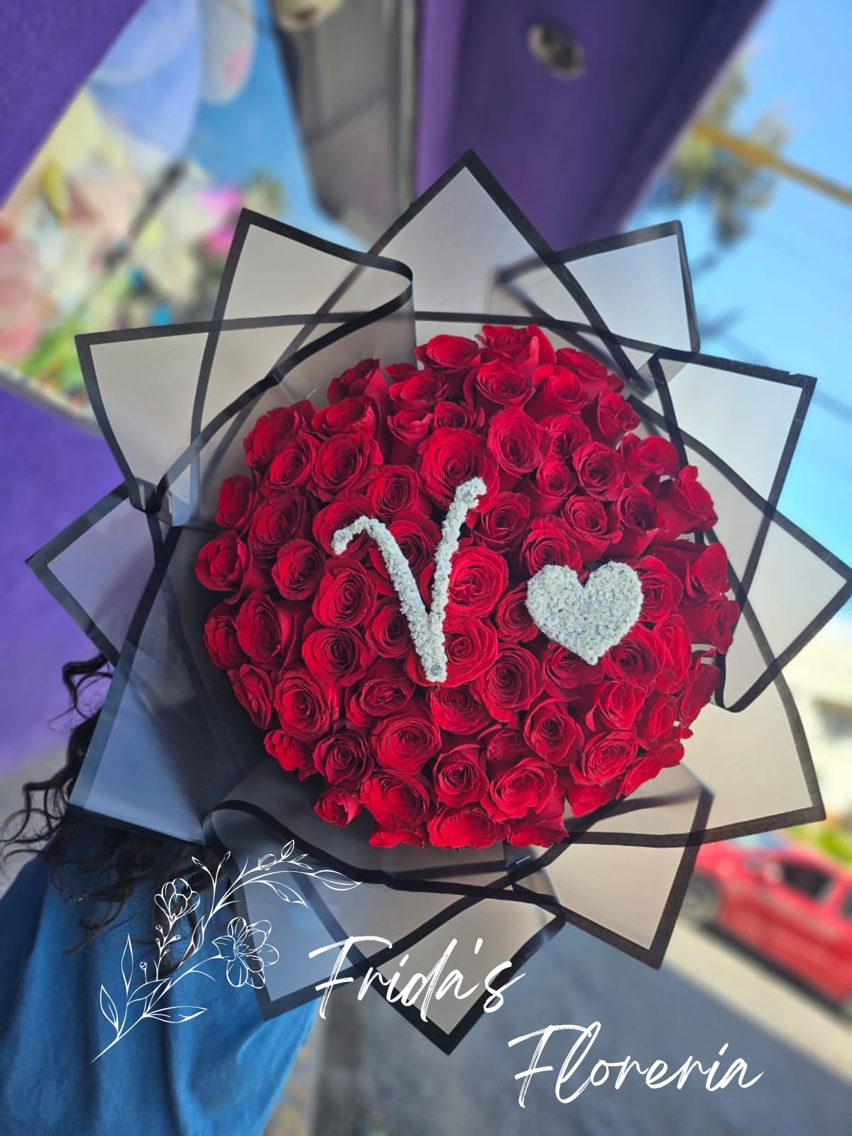 100 Rosas con Inicial