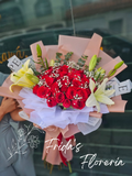 30 Rosas con Lirios