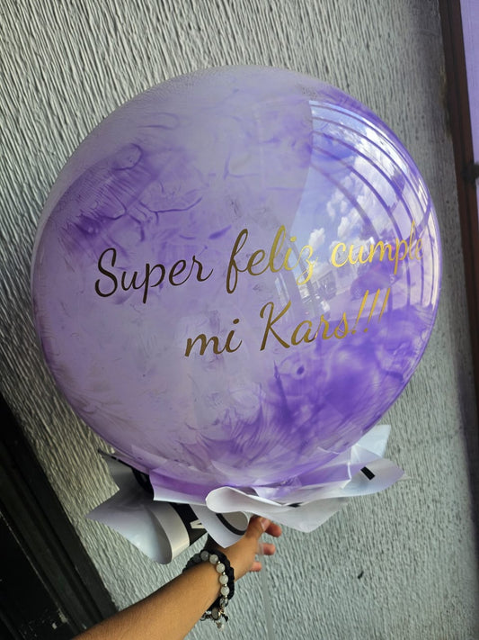 Globo Burbuja con frase