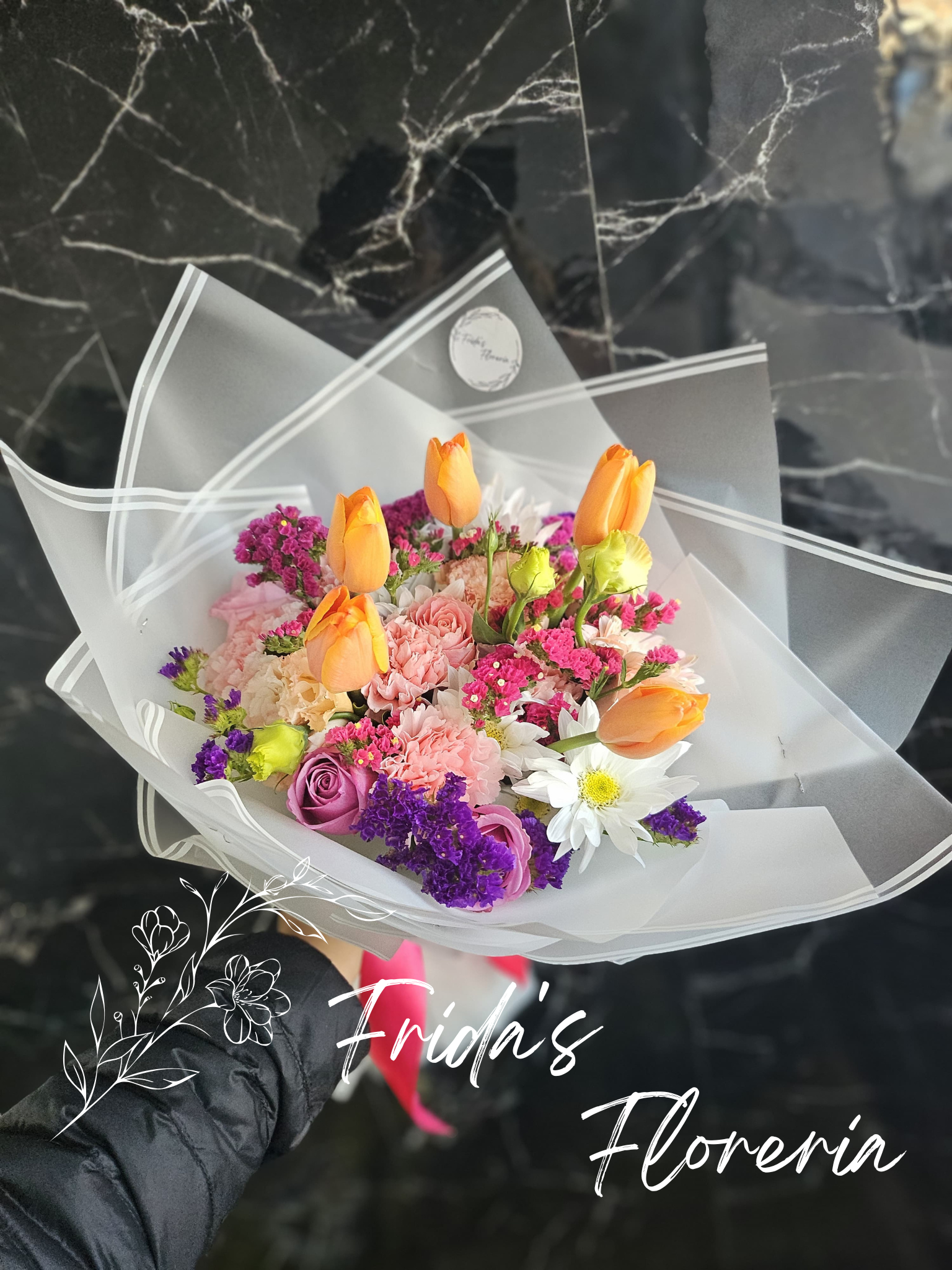 Mixto mediano tulipanes