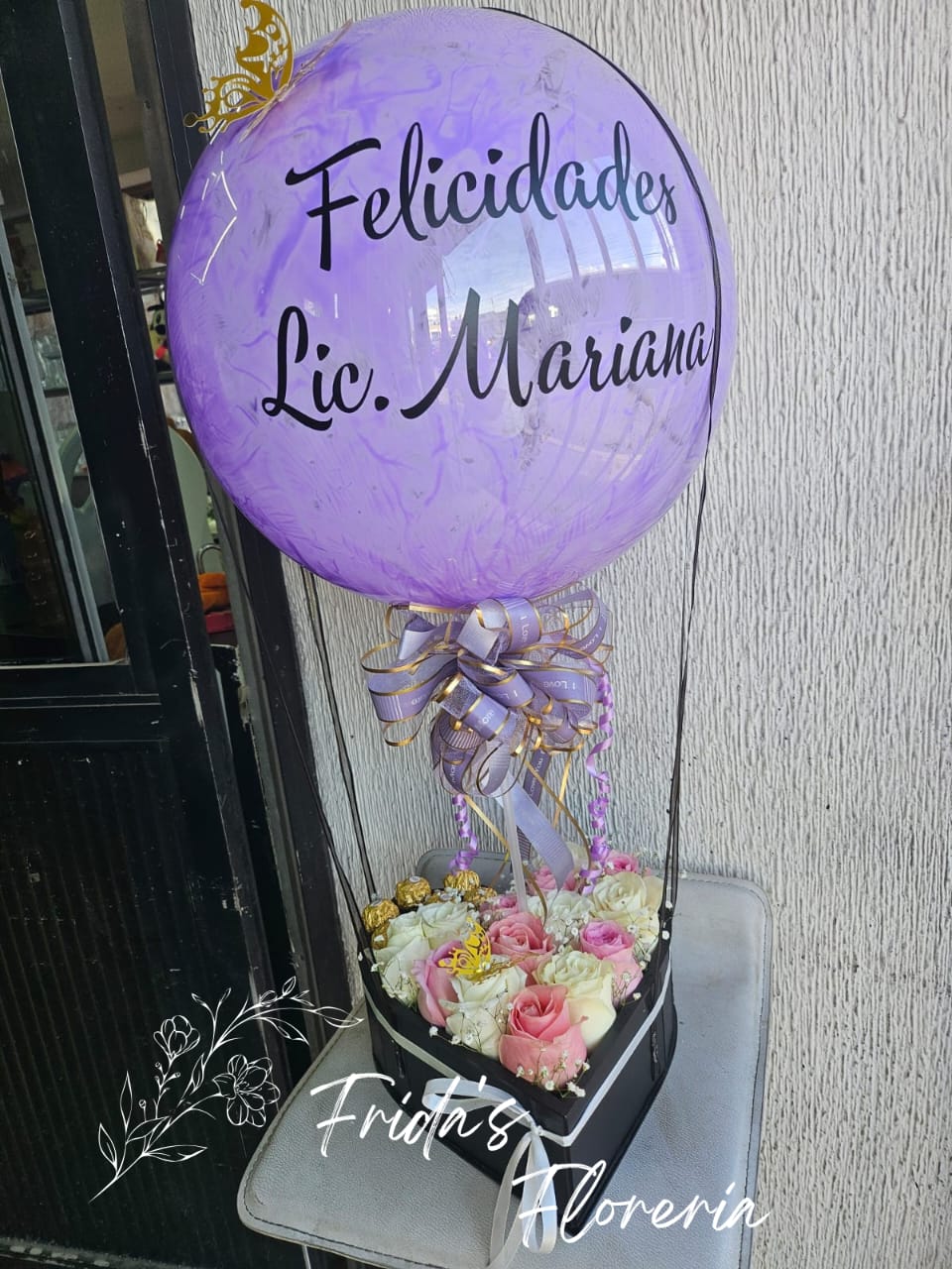 Globo en base de Corazon