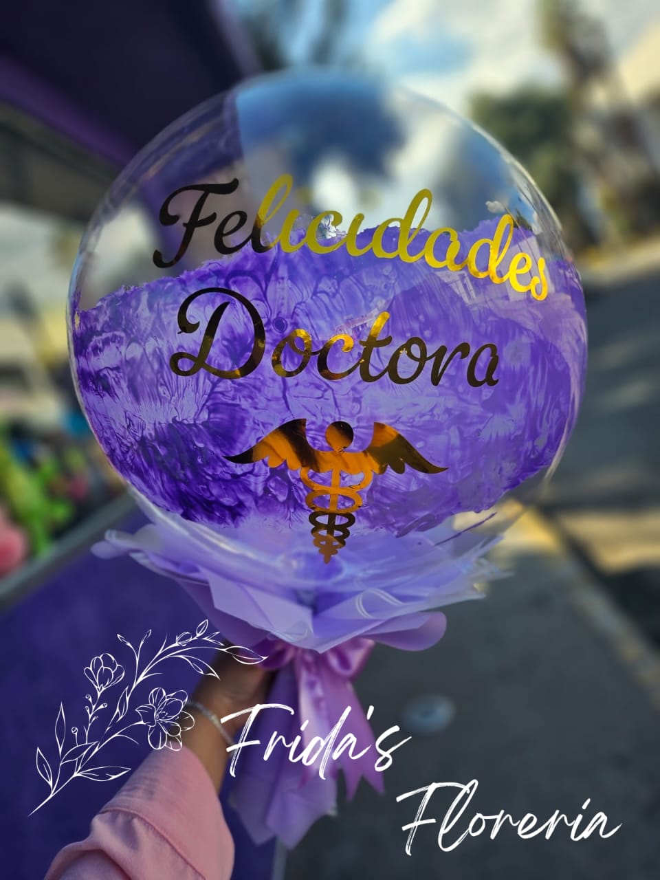 Globo Burbuja con frase