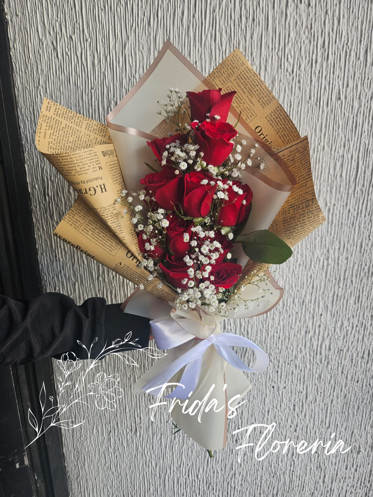 Docena roja en brazo