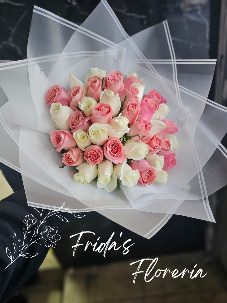 45 rosas mixtas