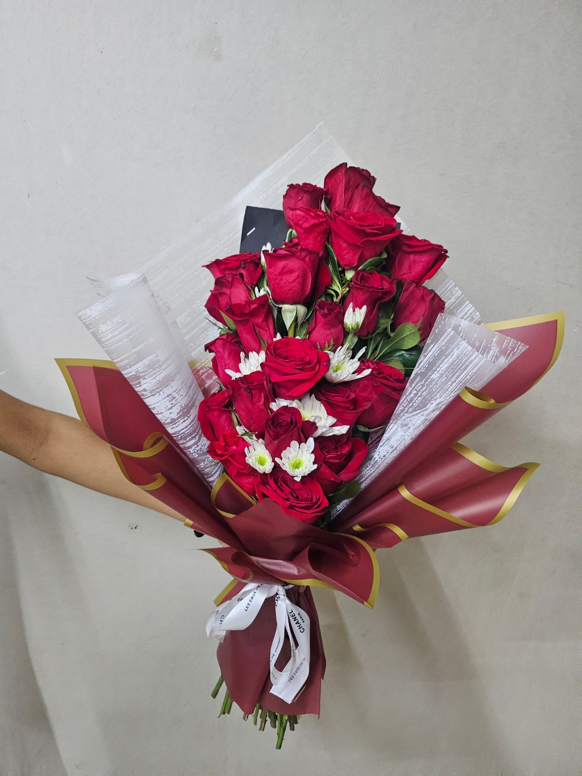 Ramo de 22 rosas rojas