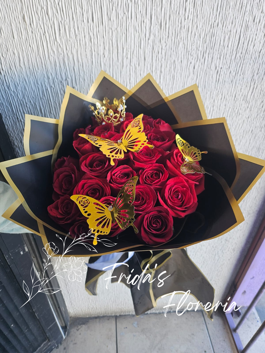 24 Rosas mariposa