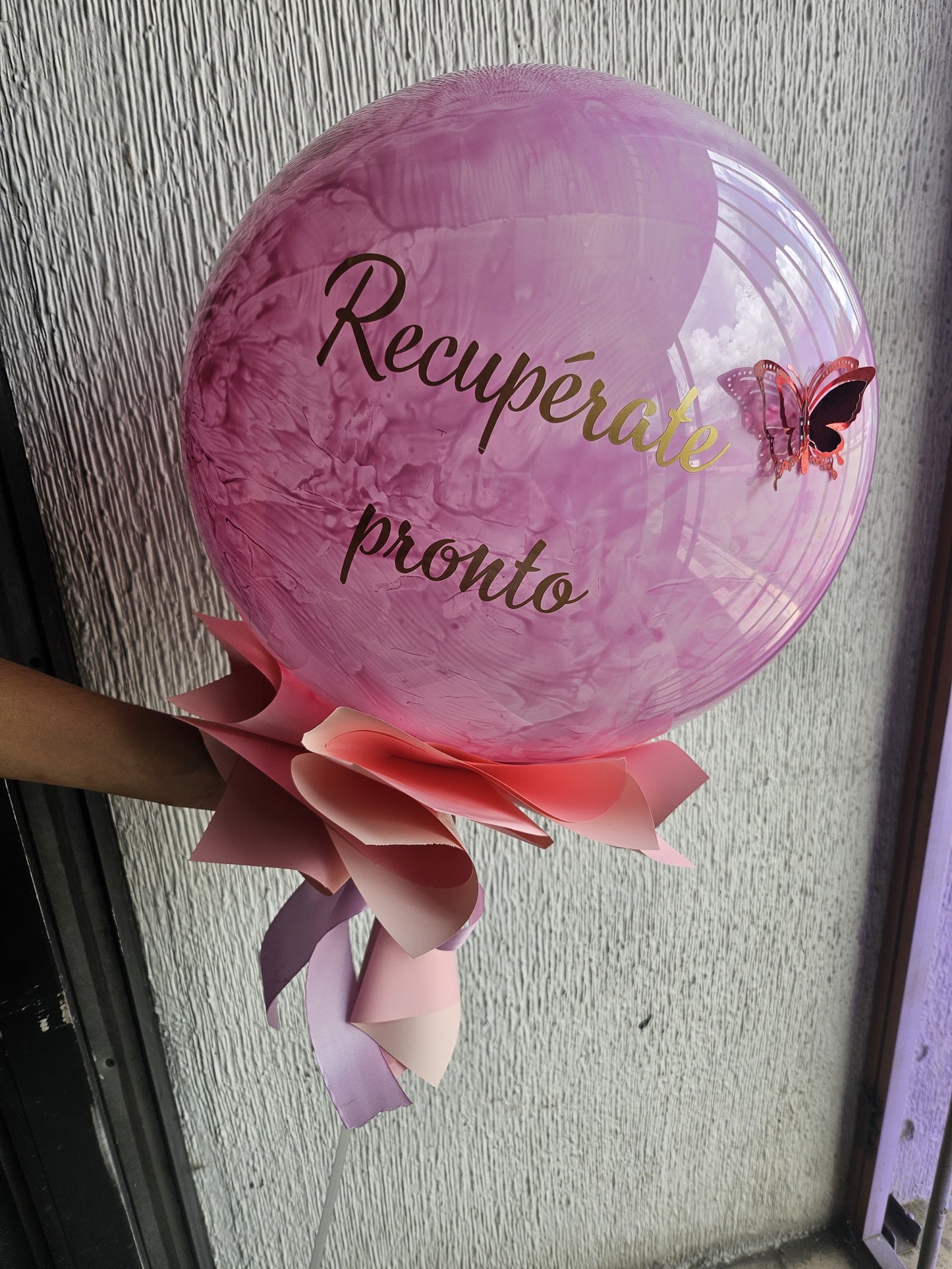 Globo Burbuja con frase