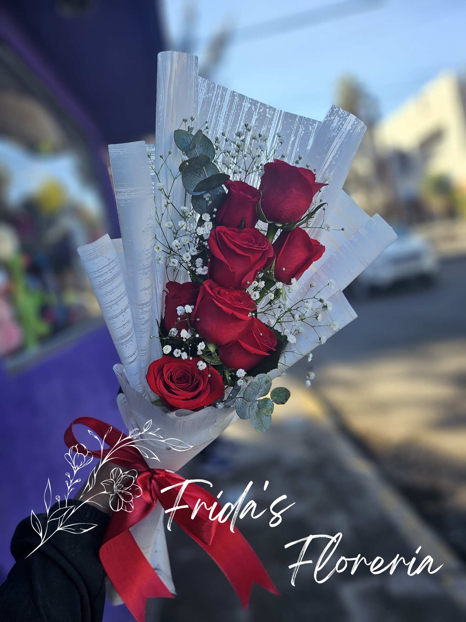 8 Rosas Rojas