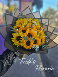 10 girasoles